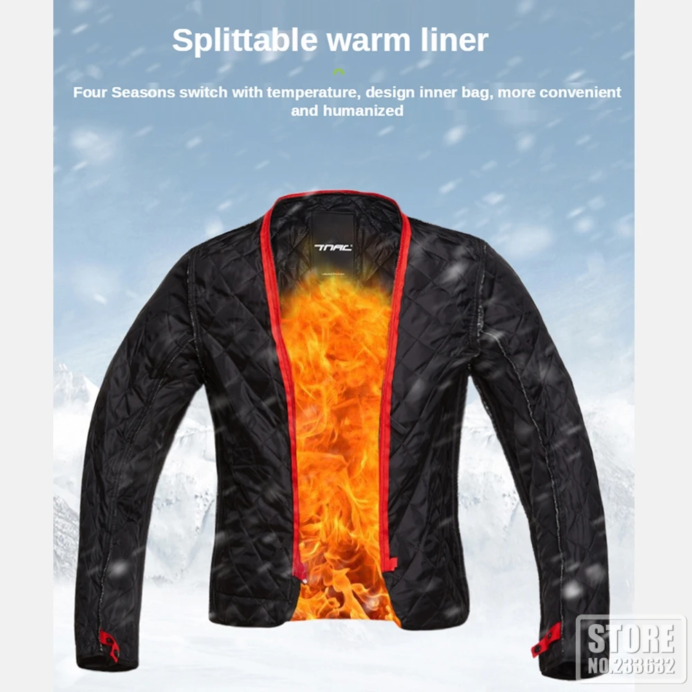 TNAC Motorcycle Jacket Women Riding Motocross Enduro Racing Jacket Moto Jacket Windproof Coldproof Motorbike Clothing