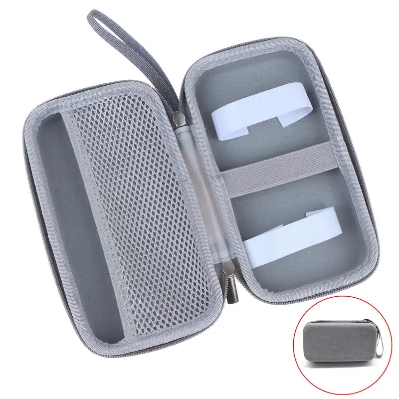 1Pc Blood Glucose Meter Storage Bag Diabetes Testing Kit Case With Zipper For Office Travel Health Monitoring Organizer view 4