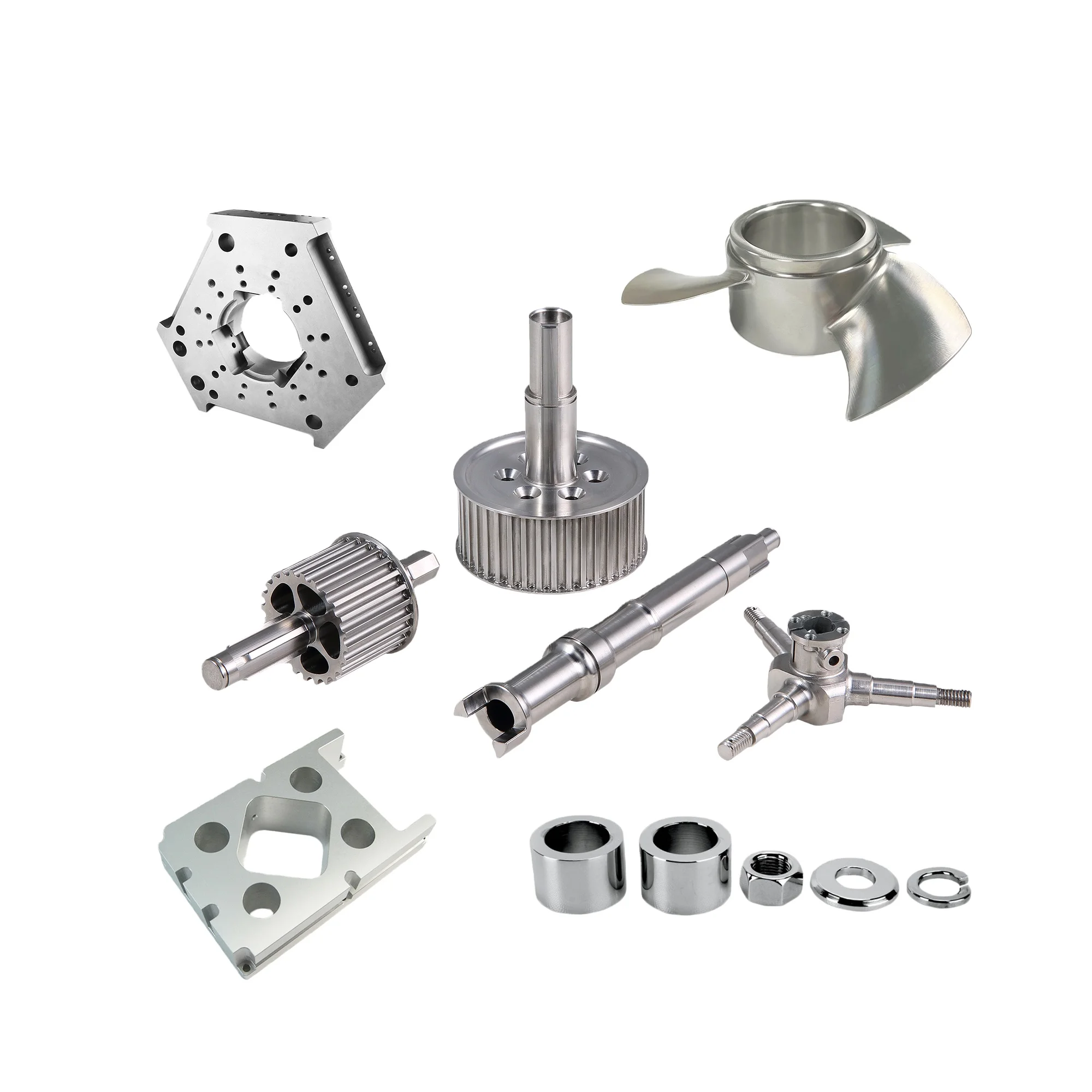 

Small Quantity Custom Industrial Parts CNC Turning Milling Machining Aluminum Parts CNC Machining