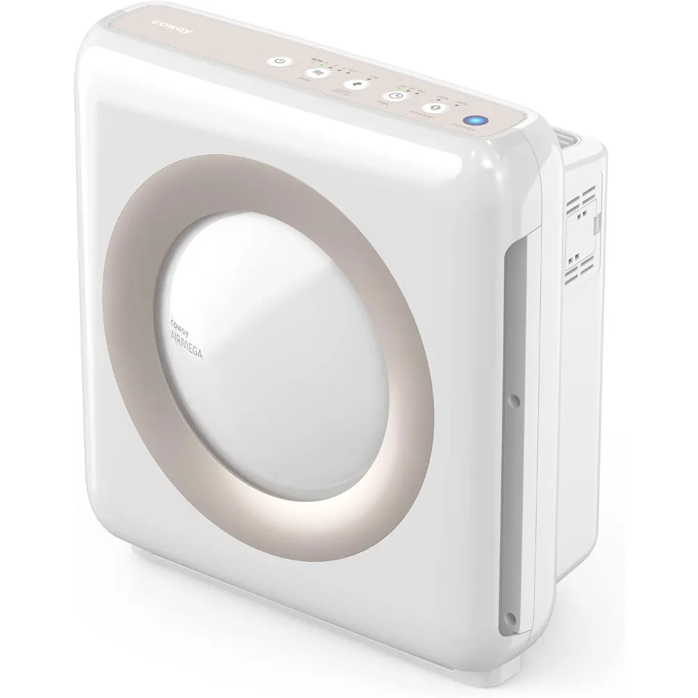

US Shipping Hot New 2-in-1 Air Purifier with True HEPA Filter and Extra Replacement Filter Set, White