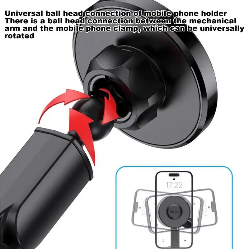 Car Cup Holder Phone Holder Navigation Bracket With 4 Elastic Silicone Sheets 2 Cup Holders Automotive Cup Holders Drink Holder