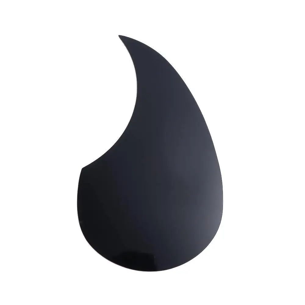 

ABS Transparent Guitar Guard Water-shaped Self Adhesive Transparent Acoustic Guitar Pickguard Replacement Anti-scratch