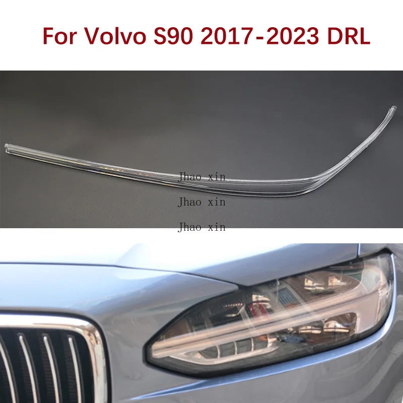 

Модуль белого света ангельского глаза, подходящий для Volvo S90, автомобильная фара, направляющая полоса DRL 2017-2023, модуль трубки балластной лампы