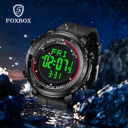 Fashion Men Watches LED Luminous Calendar Mens Digital Watch Waterproof Outdoor Sport Flashlight Chronograph Electronic Watches