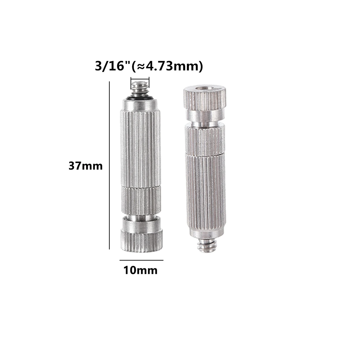 Orifice 0.1-0.5mm Three Stage High Pressure Filter Atomizing Nozzle 3/16