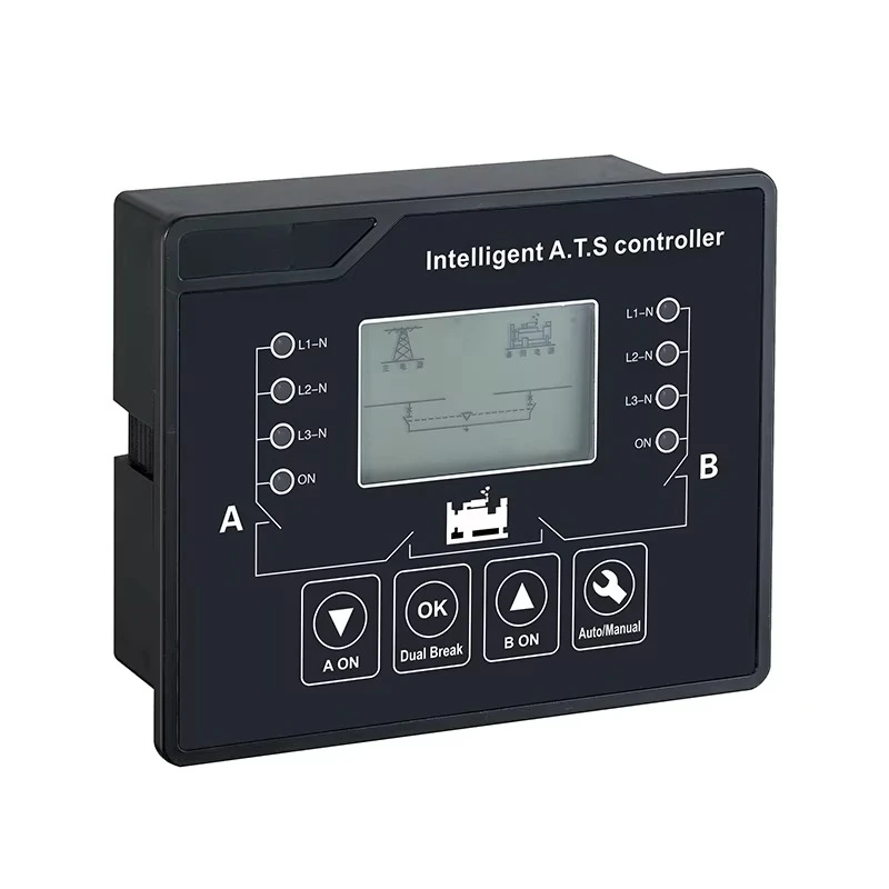 China 123  Fission Type Y-702 LED Display Smartgen ATS Controller Generator