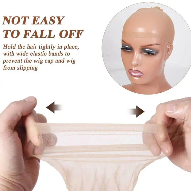 Cuffia per parrucca HD per realizzare parrucche Cuffia per parrucca per donna Cappucci invisibili sottili elastici trasparenti