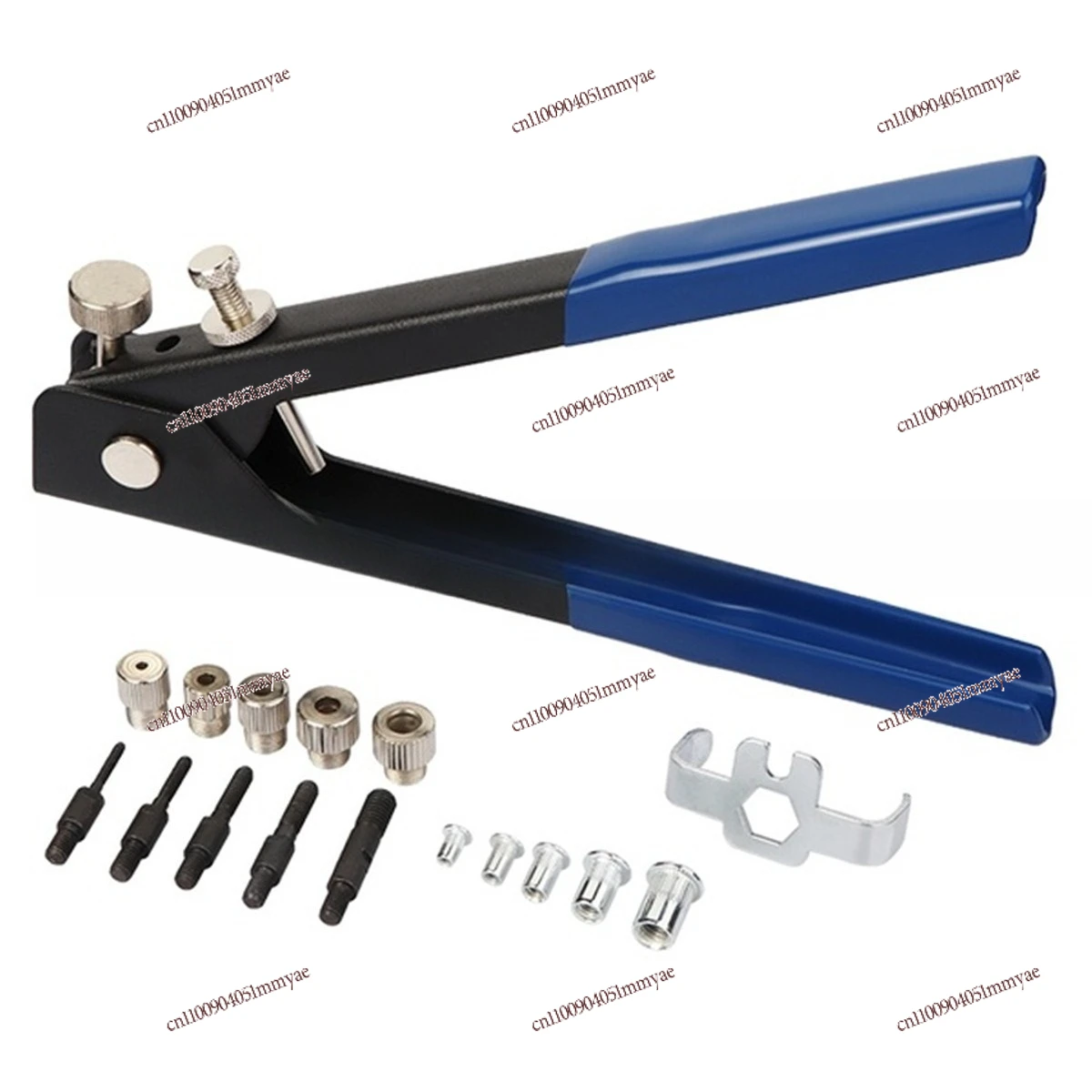 

Manual Pull Mother Gun, Pull Hat Gun 6-piece Rivet Nut Set, Manual Nut Gun Set, Can Be Matched with Nuts
