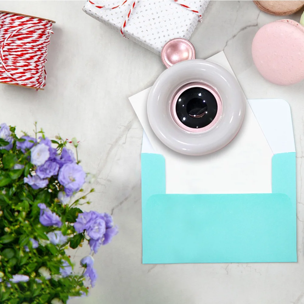 15X Makroobjektiv für Handy Füllringlicht Selfie Live Lampe Kameraobjektiv mit LED-Ringblitz Smartphone Fülllicht Universal