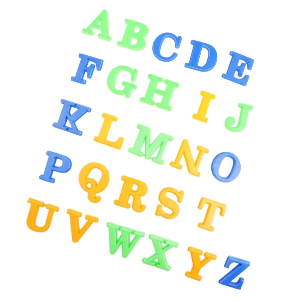 26 Pieces Plastic Alphabet Toys for Children Educational Tool Beach