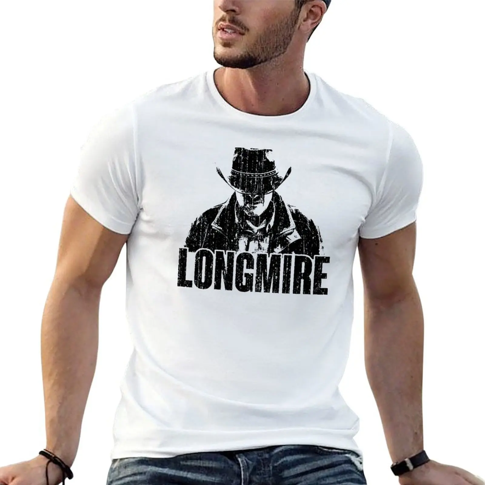 Sheriff Longmire Netflix Show T-Shirt cotton tshirt 100% man graphic t shirt t shirts for man pack cotton T-shirt