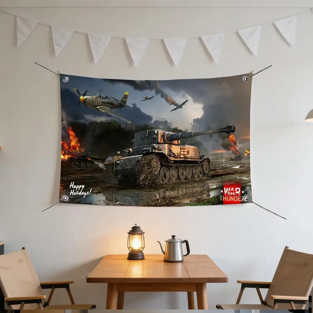 Game Combat Sim War Thunder Military Flags Specialized for indoor and outdoor home decorations, outdoor camping, and bar parties