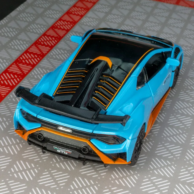 rastar 1:32 simulation Lamborghini STO Alloy Car Model Doors and hood can be opened has simulated sound and lighting view 4