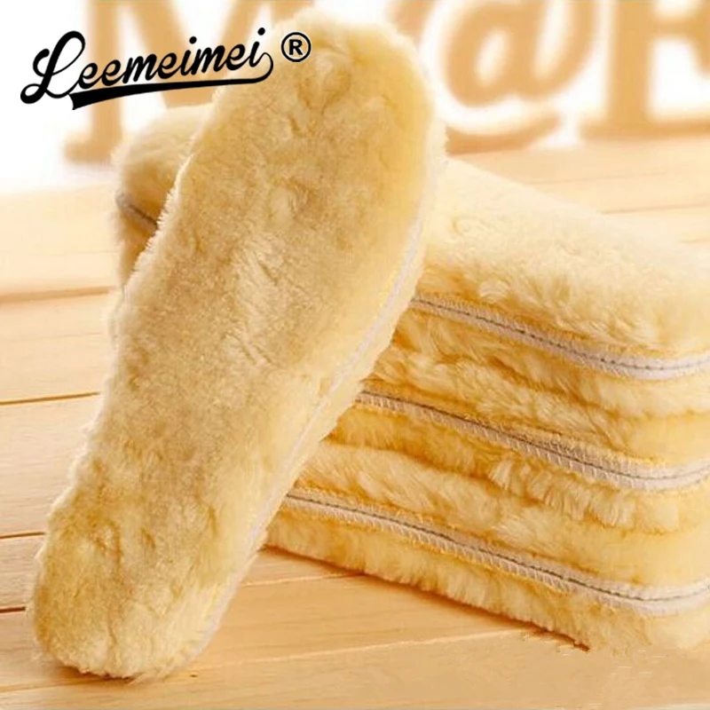 

LEEMEIMEI Warm Heated Insoles Soles For Shoes Winter Thick Pad Warm Insoles Imitation Wool Breathable Snow Boots Fur Insoles Pad