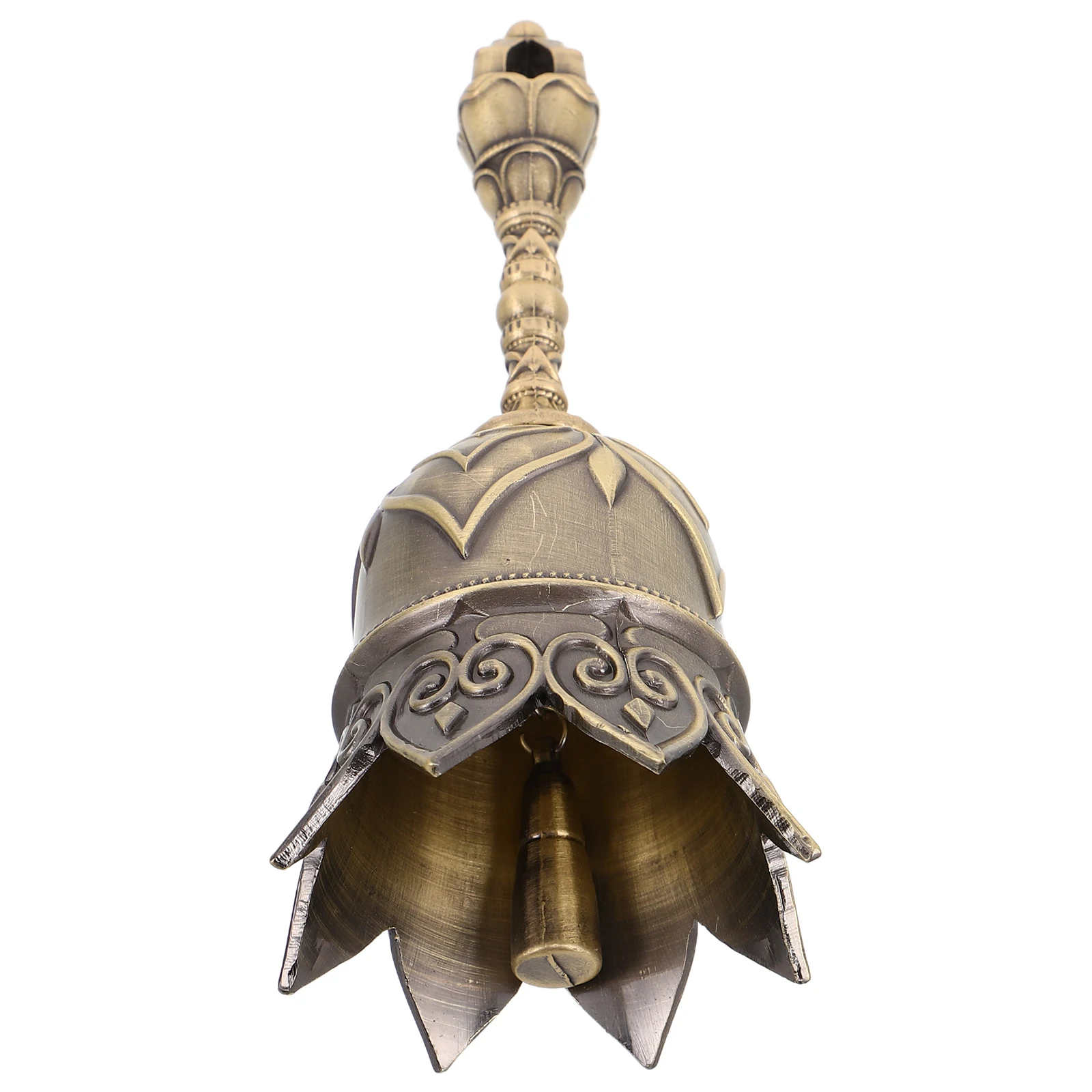 

Loud Clear Sound Hand Bell Delicate Metal Design Table Top Bells for Teachers Restaurants Hotels Decorative Use