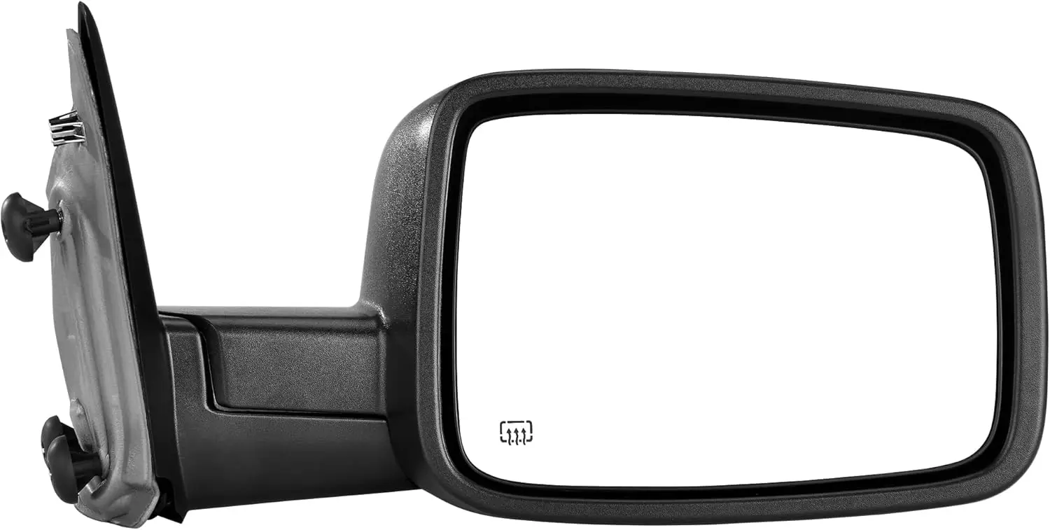Driving Application, Right Passenger Side Door Mirror, Adjustable and Heated with Led Turn Signal and Puddle Light