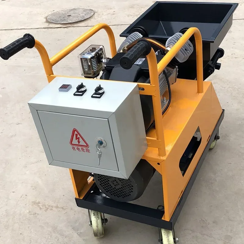 Cement Mortar Spray Machine Stone Paint Plaster Wall Automatic Spray Machine Electric Cement Mortar Shotcrete Furnish Equipment