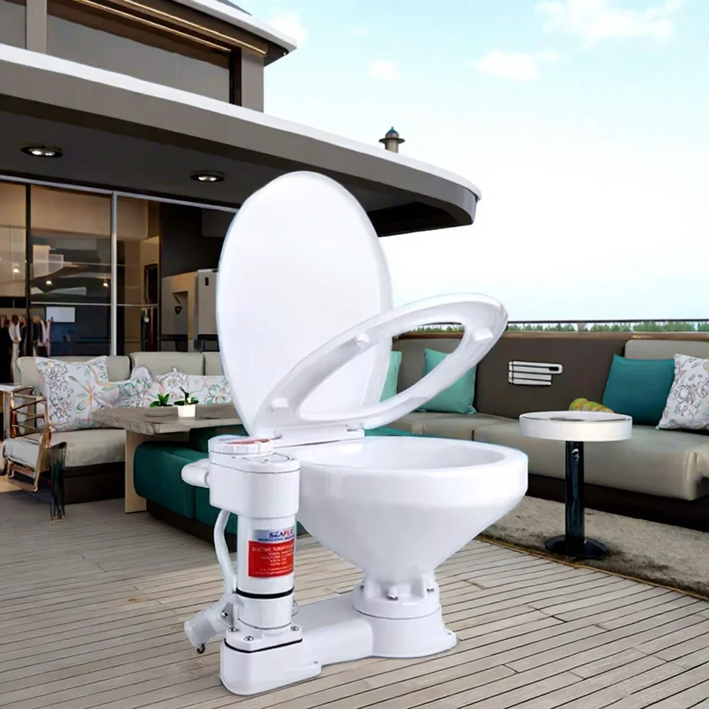 

Self-Priming Ceramic Electric Toilet for Yacht RV Sailboat Speedboat-Boat Accessories Machinery & Industrial Equipment