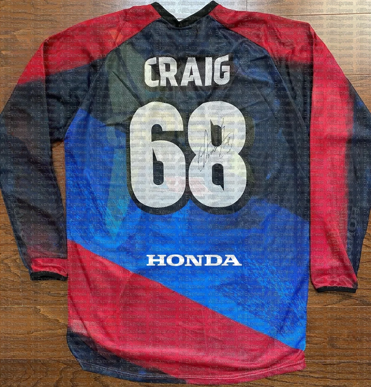 

Honda Motorcycle Quick Drying Jersey #68 Long Sleeve Breathable Racing Shirt Comfortable Dirt Bike Gear for Daily Outdoor Use