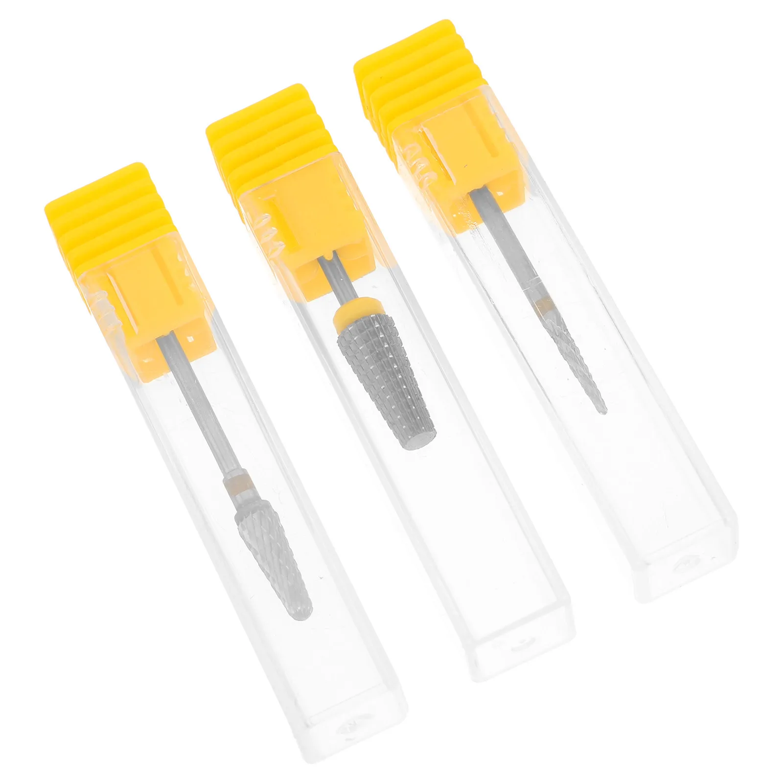 3pcs Nail Drill Bits Set for Acrylic Gel Nails – Manicure Pedicure Cuticle Cleaner & Dead Skin Remover