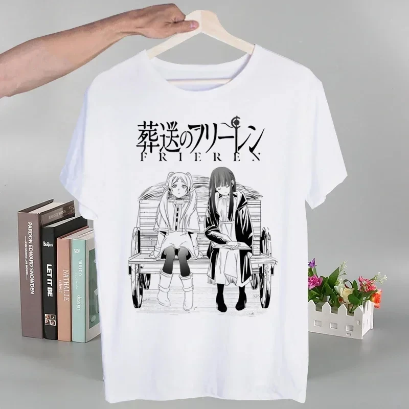 

Cute Women T-shirt Frieren Funny Beyond Journey's End Short Sleeve T Shirt Fashion Clothes Harajuku Streetwear Y2k Clothing Tops