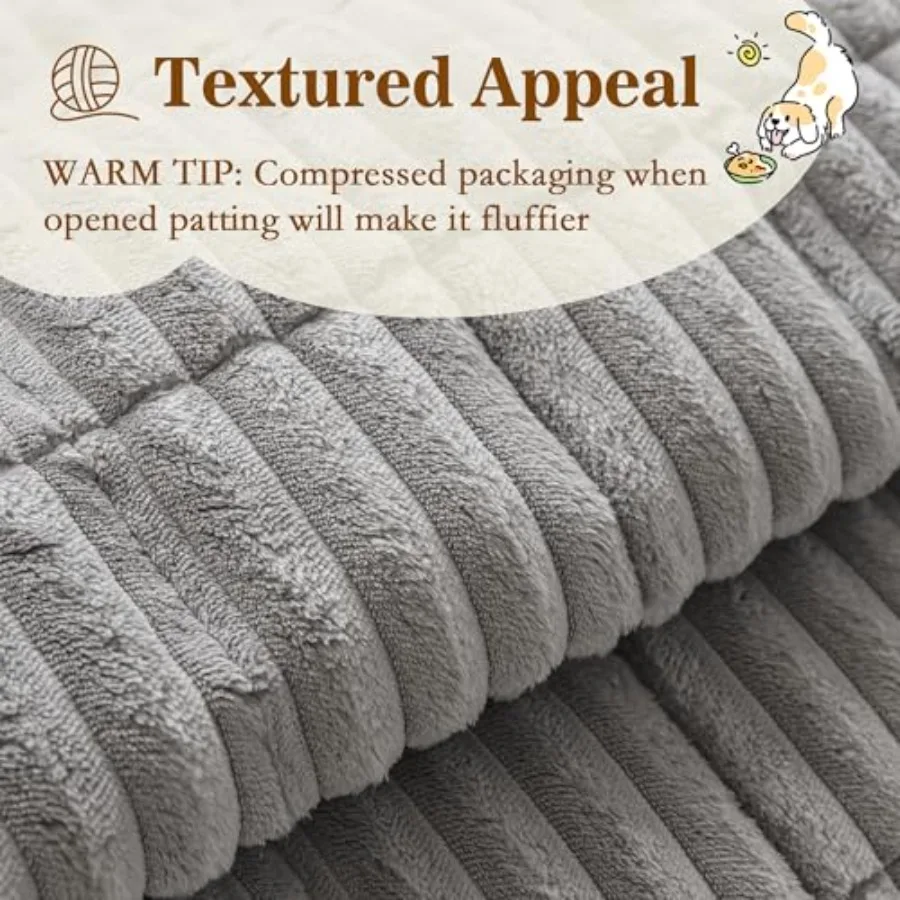 Couch Covers for 3-4 Cushion Sofa Pet Friendly, Couch Cover for Dogs, Sofa Covers for Pets Washable, Soft Non-Slip Sofa Slipcov