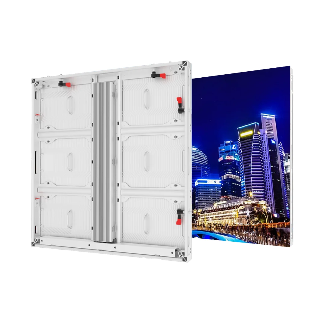 Outdoor P10 LED Video Wall Aluminum Cabinet with Energy-Saving Structure, High Brightness, Built for Outdoor