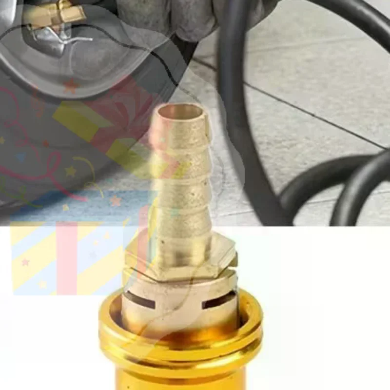 6.5/8mm Car Tire Valve Clip Pump Nozzle Clamp Solid Brass Air Chuck Inflator Pump Adapter Quick Connect The Inflation Connector