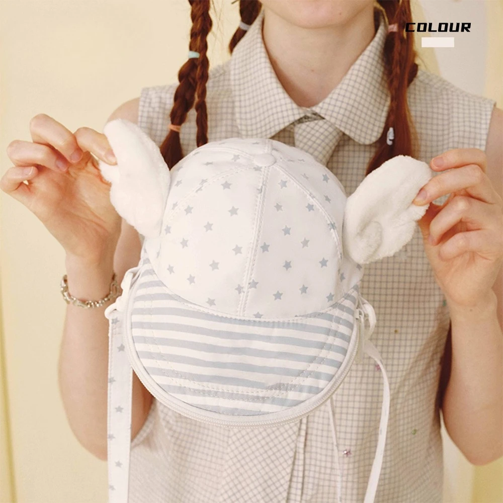 

Creative Hat Crossbady Bag Original Design Sac Femme New Mini Bolsos De Mujer Star Stripe Bags for Woman Exquisite Shopper Bolso