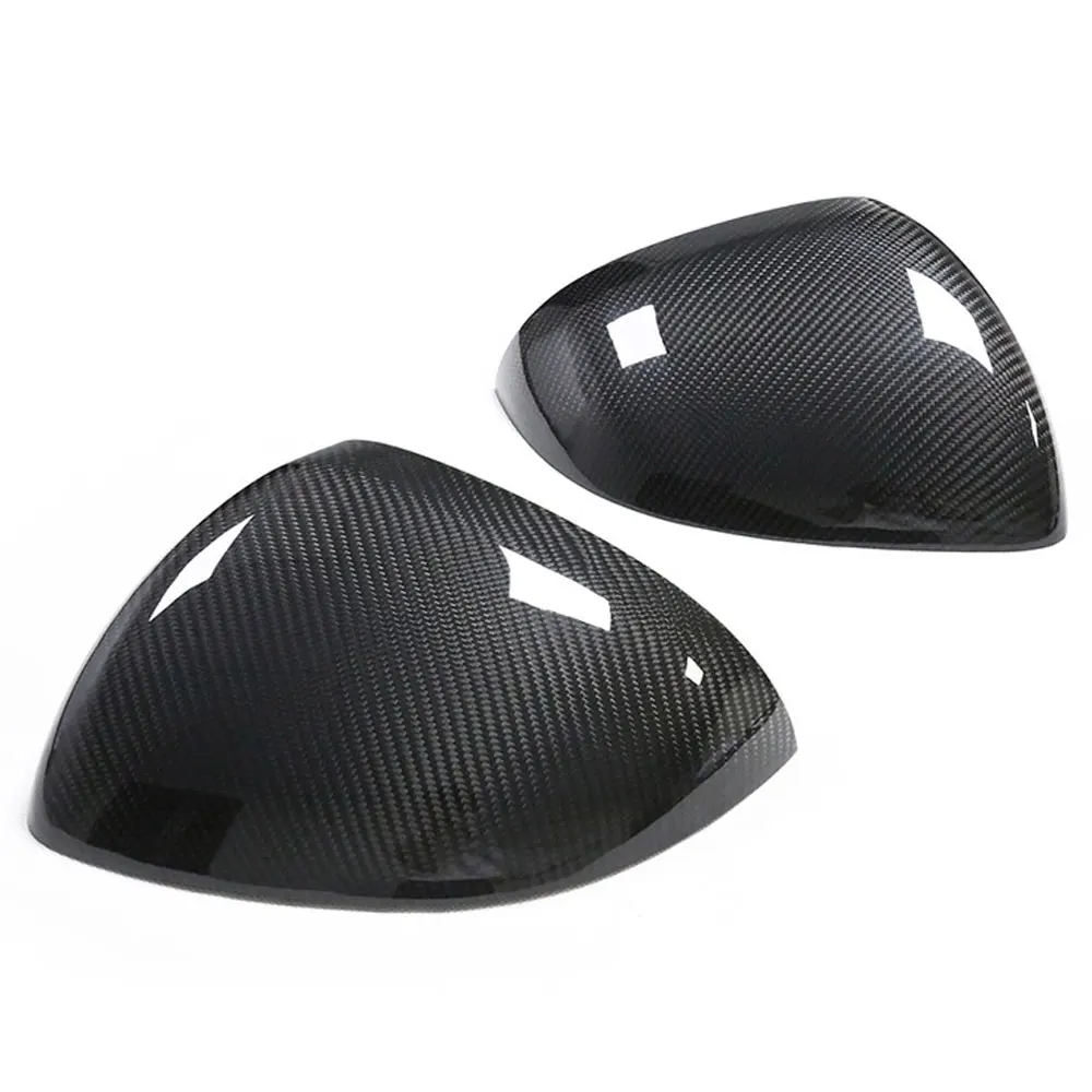 Dry Carbon Fiber Rearview Mirror Cover Caps Fit For Mercedes Benz C S Class S400L W206 W223