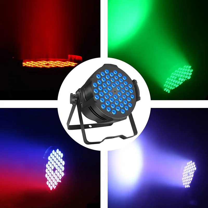 LED Par light 54*3W Full Color LED wash strobe effect light KTV disco party wedding concert dmx512 stage lighting show
