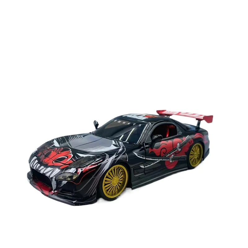 jada Fast & Furious 1993 Mazda RX-7 1:24 Alloy car model toy Collection presents a child\'s gift