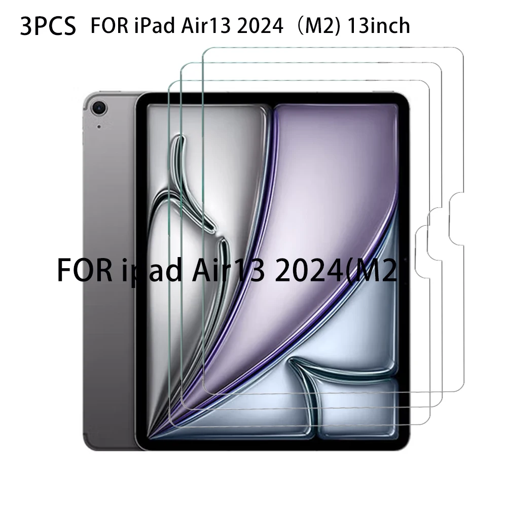 3PCS HD Tempered Glass Screen Protector For iPad Air 2025  IPAD7/8/9TH/ PRO11/Air 13 2025 Tablet Anti Scratch Protective Glass