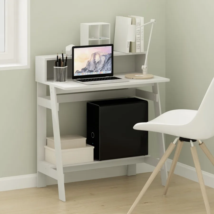 

Simplistic A Frame Computer Desk White