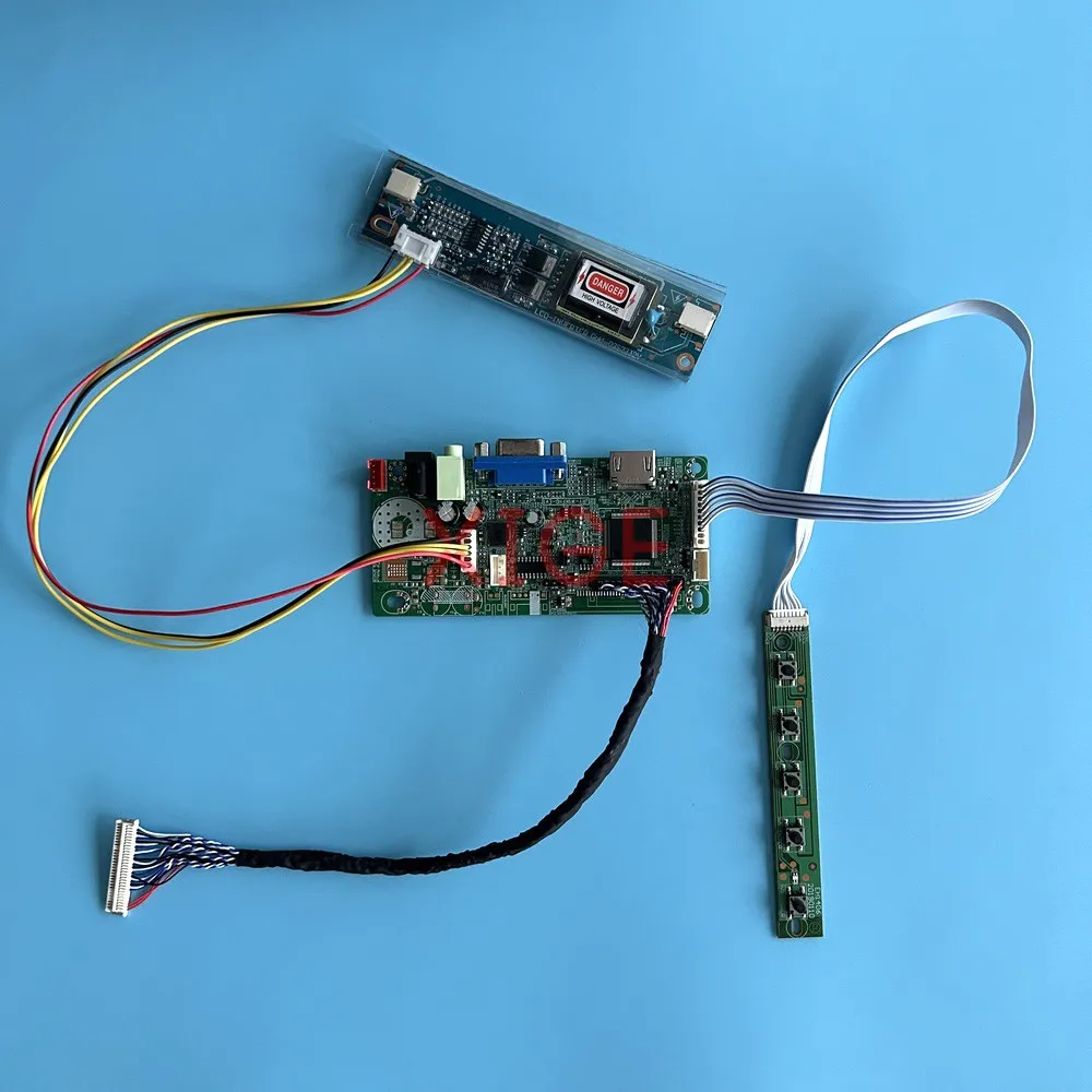 

Плата контроллера матричного драйвера подходит для M216H1 M215H1 CLAA215FA03 ЖК-дисплей LVDS 30-контактный 2CCFL VGA DIY Kit 1920*1080 HDMI-совместимый