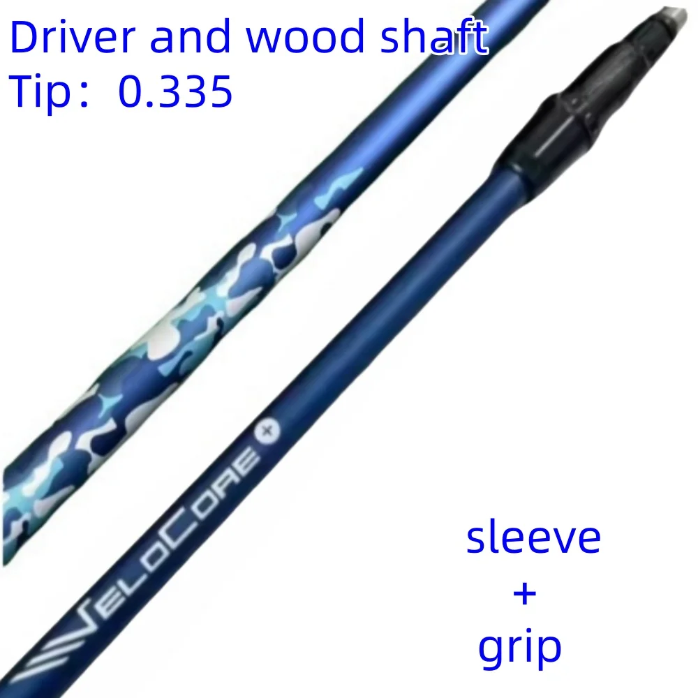 

2025New Golf Club shaft Black/blue Camouflage coating limited edition Golf Drivers shaft S/R Flex Graphite shaft Tip size 0.335