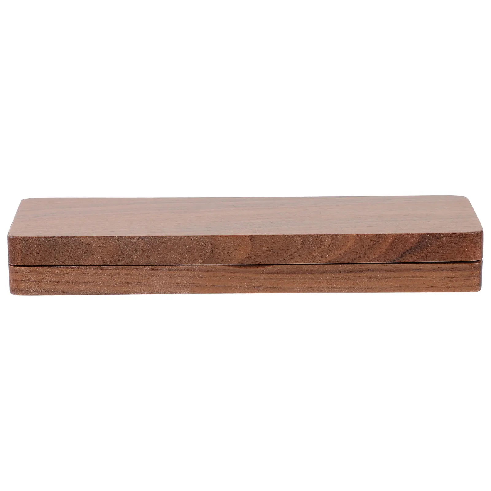 

Single Box Set Wooden Organizer Portable Case Container Walnut Wood Stationery Storage Gift Box For Pens Pencils Ink Pen Display