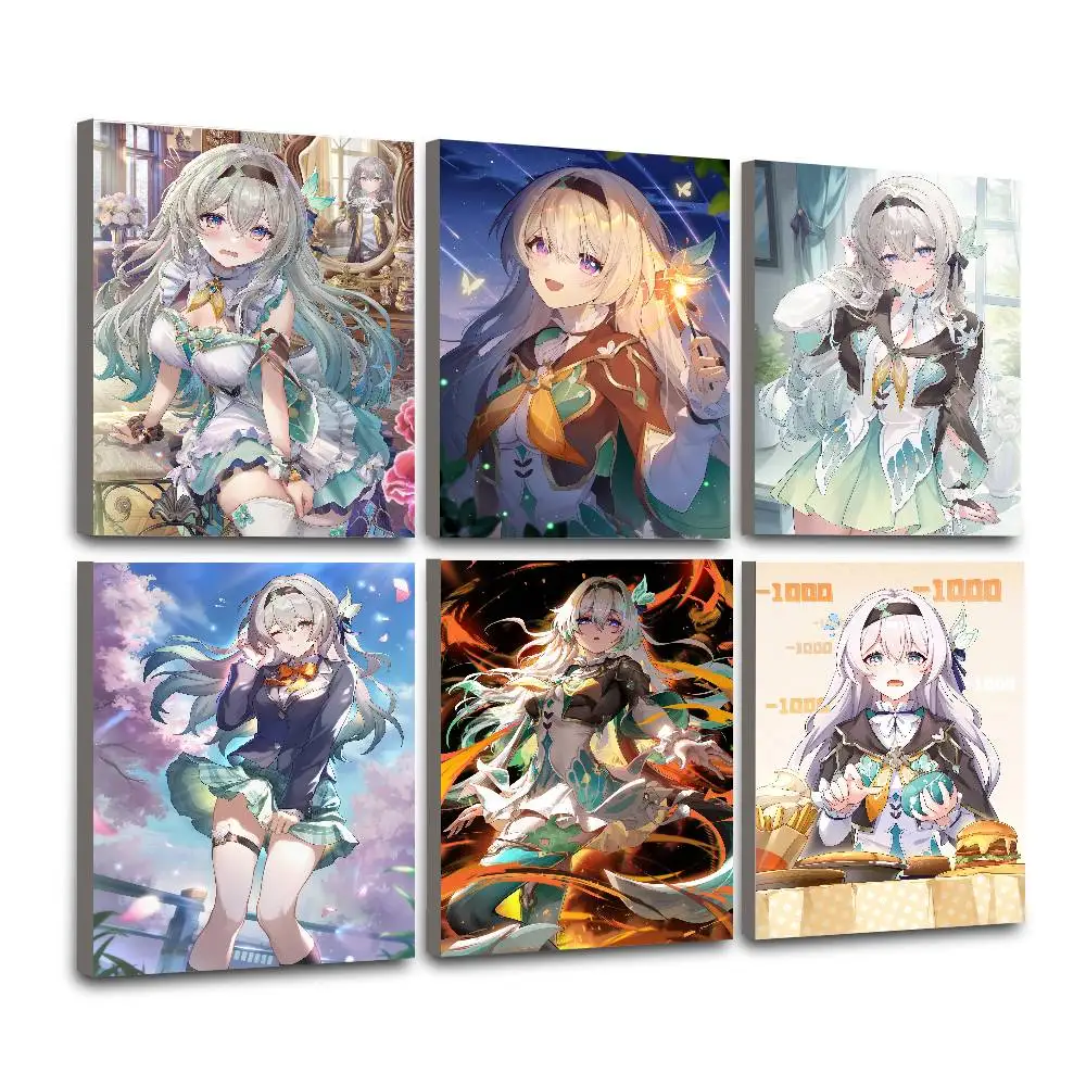 Honkai Star Rail Firefly Poster Wall Art for Study Living Room Decor Unique Home Decoration Pictur Gift