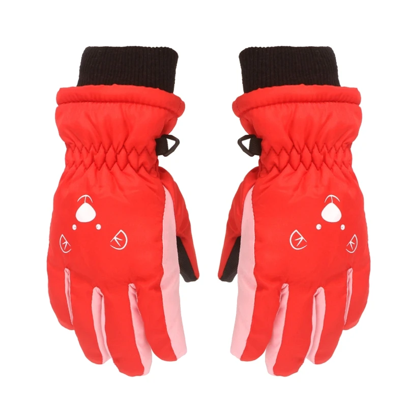 Gants d'hiver pour enfants 3 à 7 ans Gants ski épais imperméables