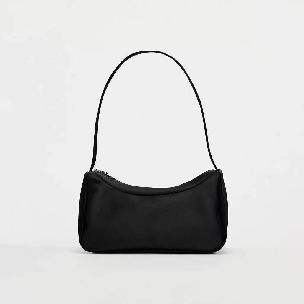 

2025 Summer Satin Tote Bag, Vintage Underarm Purse for Women, Minimalist Shoulder Tote, Versatile Day-to-Night Bag, Textured