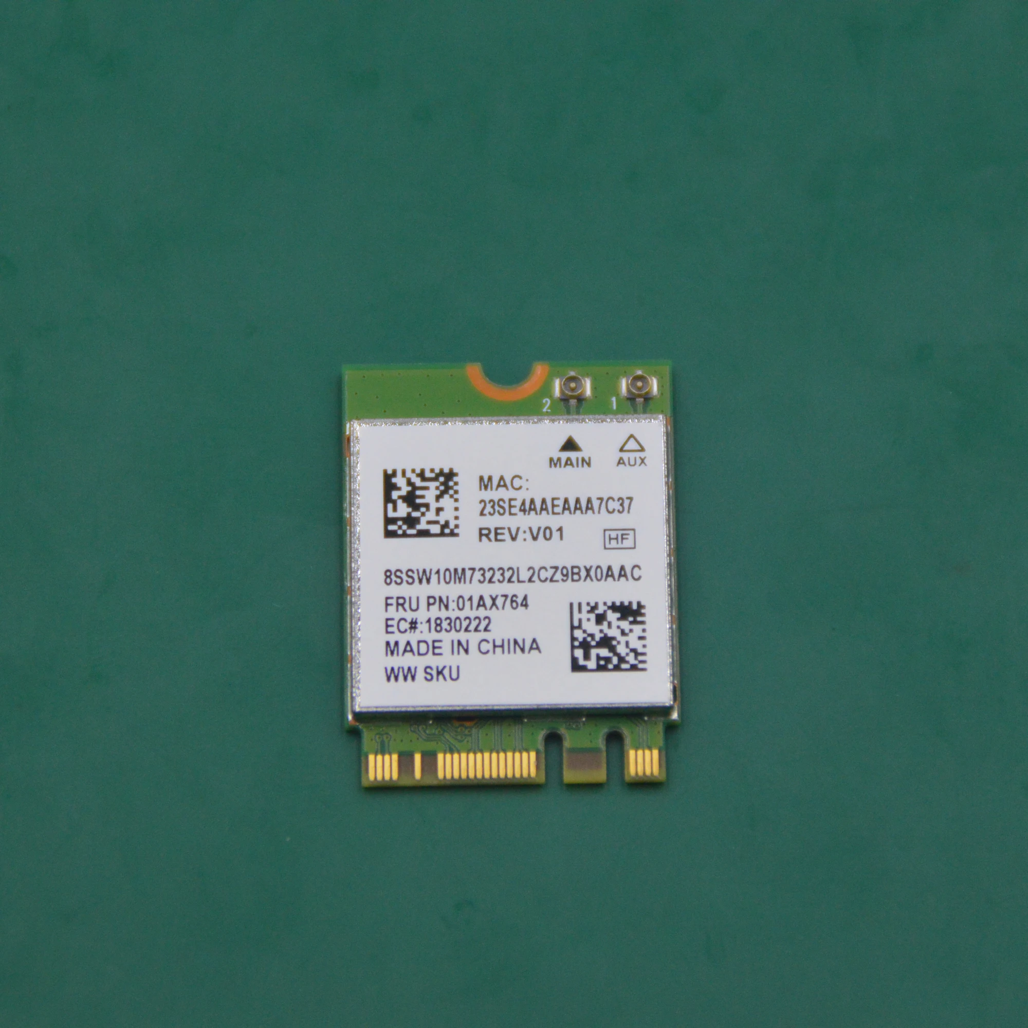 RTL8821CE Wireless Card For Lenovo Thinkpad L380 E480 E580 E485 E585 Series FUR 01AX764 Original Brand New