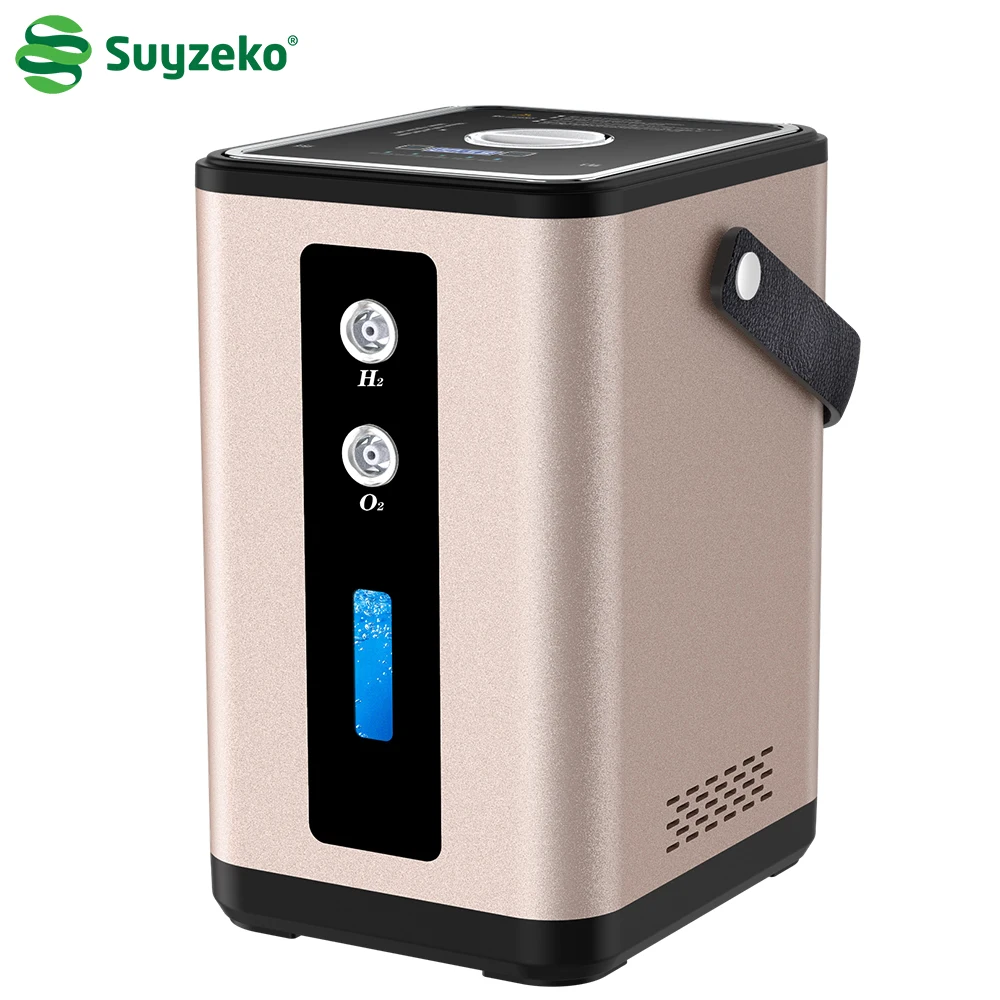 Suyzeko 450ML Oxygen&Hydrogen Generator Device Low Noise 99.99% Hydrogen Inhalation Therapy Machine H2 Gas Inhaler Water Ionizer