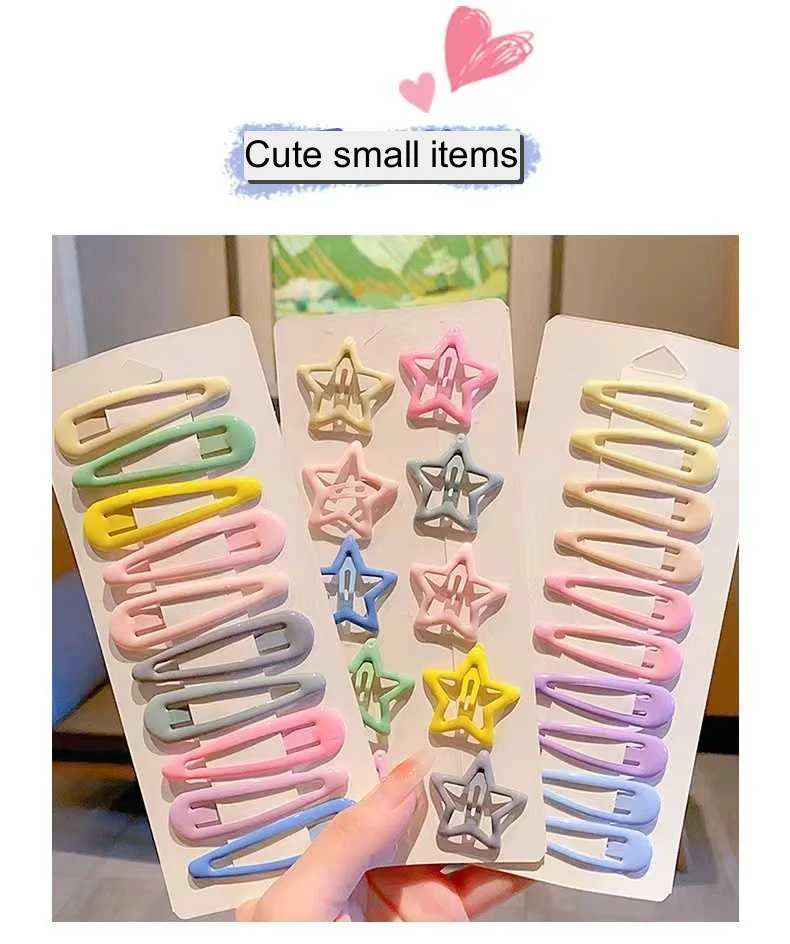 Children's small hairpin girls web celebrity stars han edition bb side bang clip cute clip hairpin broken hair clip hair accesso