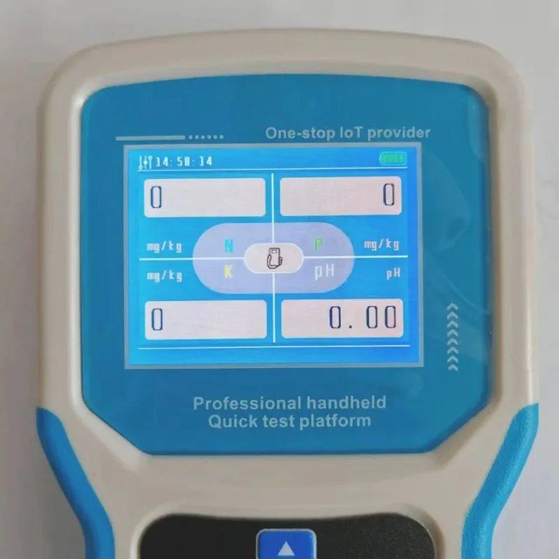 الزراعة التربة NPK/PH/EC محلل الرطوبة المغذيات الاستشعار 7in 1 تستر مع المحمولة المحمولة شاشة الكريستال السائل محطة