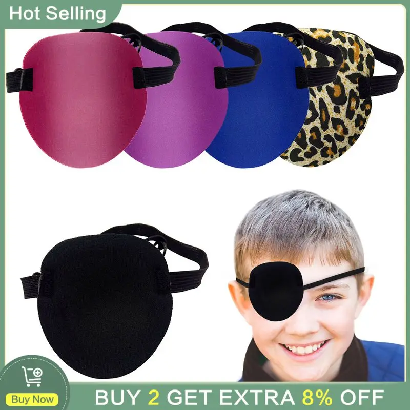 Pirate Cosplay Durable Functional Durable Eye Patch For Kids Adjustable Must-have Sleep Aid Versatile Practical Concave Unisex