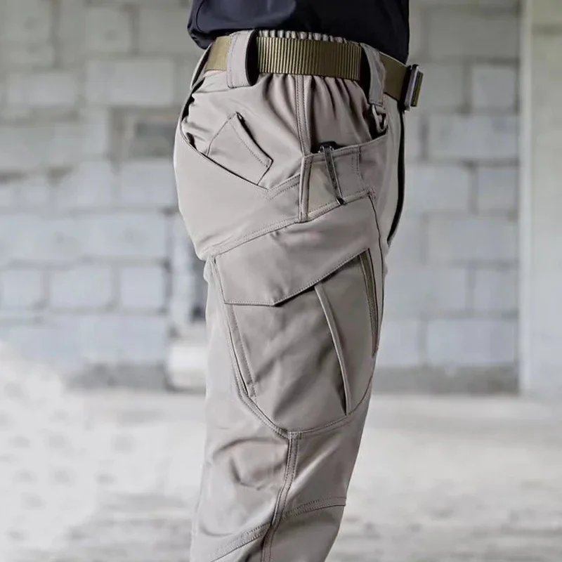 

Men's Tactical Pants Elastic Cargo Trousers Casual New Autumn Waterproof Outdoor Hiking Multi-pocket Wear-resistant Cargo Pant