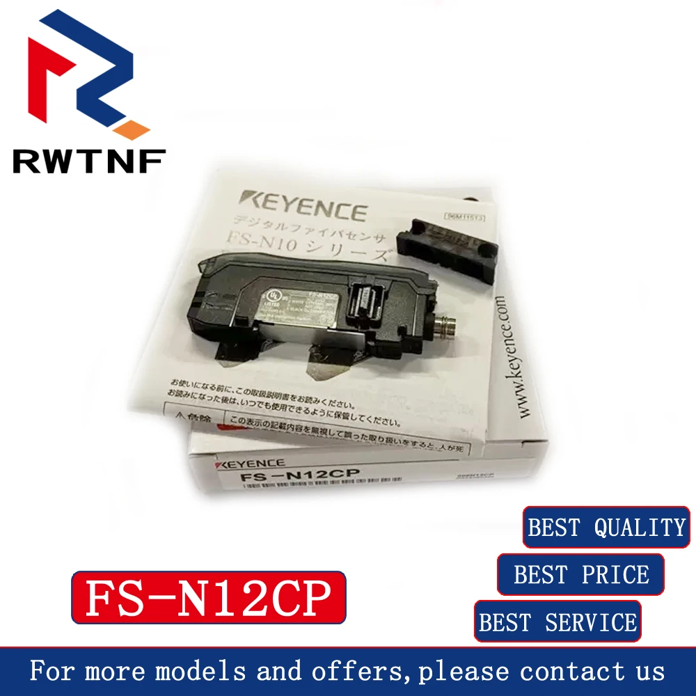Brand New Genuine FS-N12CP KEYENCE fiber optic sensor amplifier