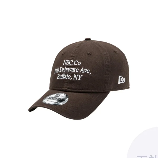 New Era Cotton Baseball Caps Unisex Chocolate 14561911