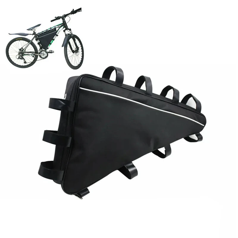 

Bicycle Bag Mountain Bike Triangle Tube Frame Bag Tool Battery Storage Li-Ion Hanging Bike Bag Cycling Bicycle Bag 57x51x30x8cm