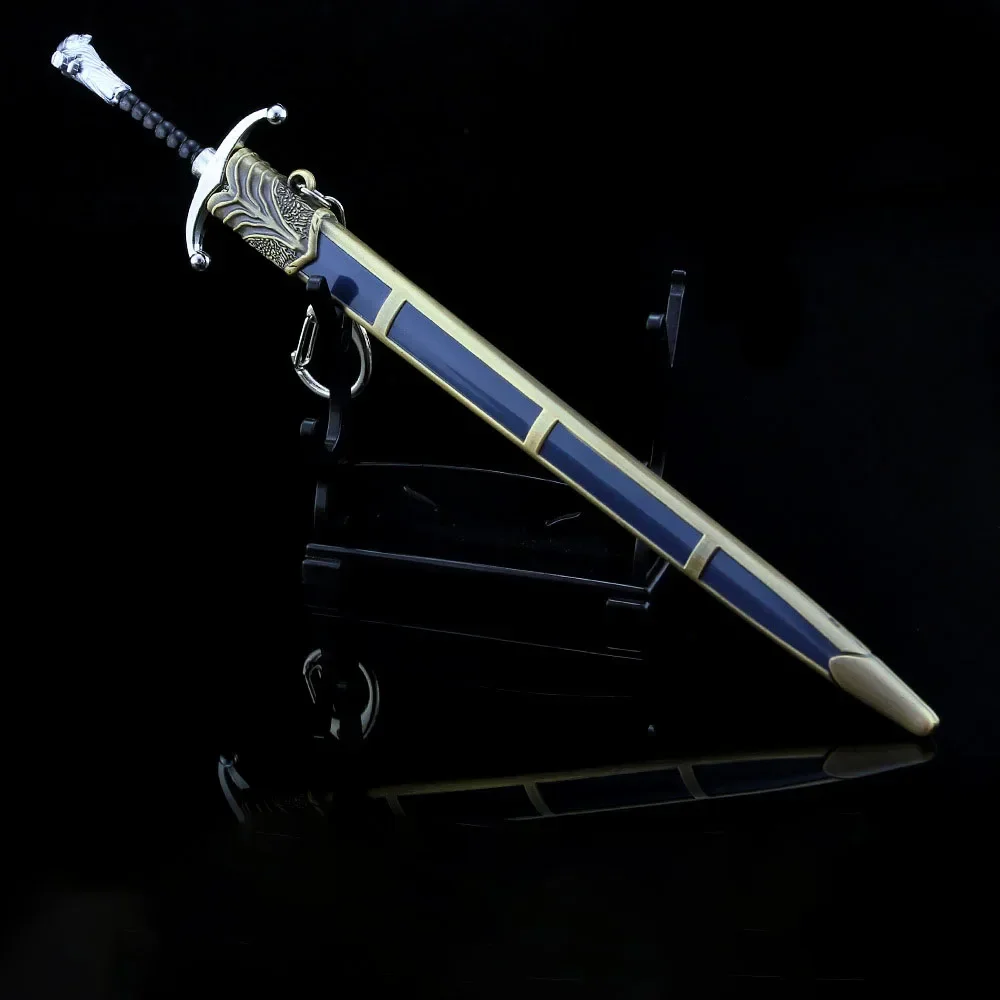 22 سنتيمتر Longclaw السيوف جون سنو فاليريان الصلب لعبة التلفزيون الطرفية القرون الوسطى المعادن Weapo المفاتيح نموذج سيف ساموراي اللعب الهدايا